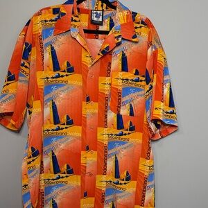 B.Down Brand Aviators button shirt, size XL